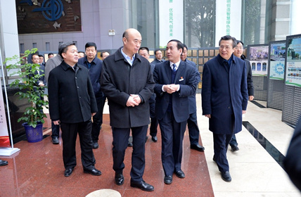 【陜鼓集團(tuán)】陜西省委副書記、省長、省政府黨組書記劉國中一行蒞臨陜鼓視察指導(dǎo)工作