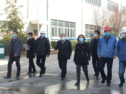 【陜重有限】市國資委巡視員許一雙一行檢查、指導陜重公司疫情防控工作